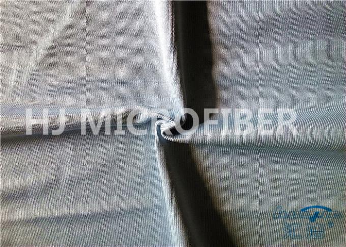 El llano teñió la tela verde y azul de la microfibra para el paño de cristal 60" la anchura 280GSM