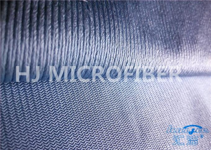 El llano teñió la tela verde y azul de la microfibra para el paño de cristal 60" la anchura 280GSM