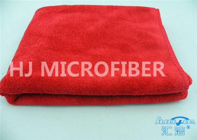 La microfibra Deformación-Hizo punto el trapo de limpieza del coche rojo/azul, toallas de la microfibra del túnel de lavado