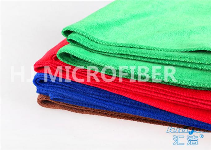 La microfibra del OEM Trama-Hizo punto la toalla cepillada, limpieza del coche de los paños de la microfibra