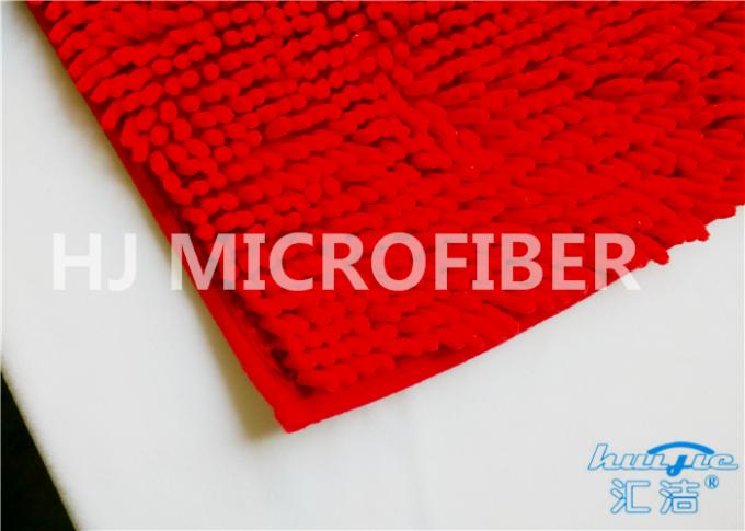 Estera de la cabecera del super suave del OEM/estera de baño absorbente estupenda en el rojo 14" x 20"