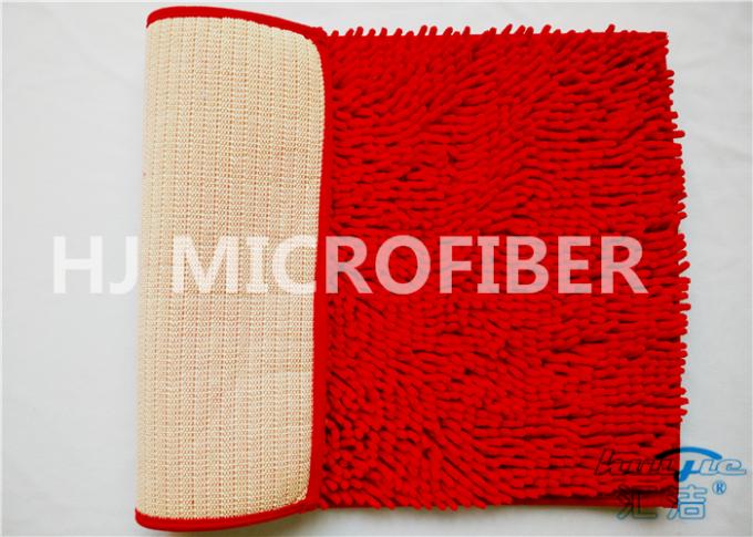Estera de la cabecera del super suave del OEM/estera de baño absorbente estupenda en el rojo 14" x 20"