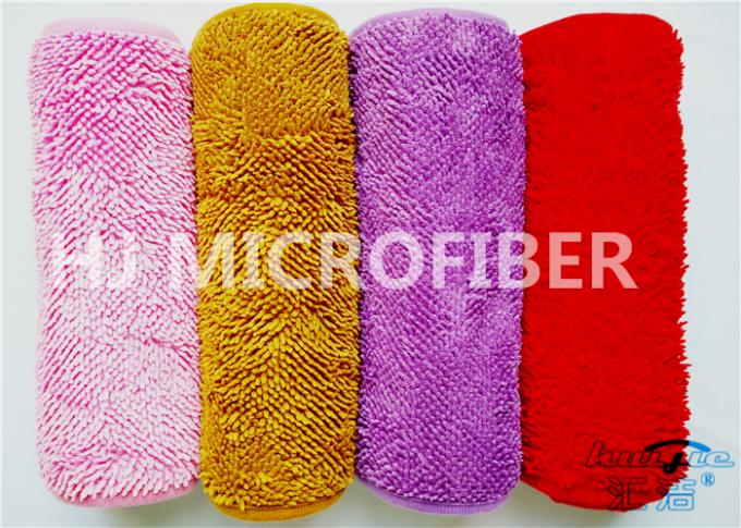 Estera púrpura antideslizante para el uso en el hogar, estera de la microfibra de baño de la microfibra