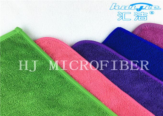 Tela absorbente de la torsión de la microfibra del trapo de limpieza de la microfibra usada en fregona o toalla