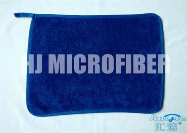 Toallas de plato de la microfibra del azul 30 * 40, paño ultra grueso de la microfibra de la limpieza del paño grueso y suave de la felpa de la torsión de la trama