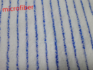 tela coralina tejida azul del piso del paño grueso y suave del trapo de limpieza de la microfibra del alambre de la anchura del 150cm
