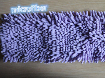 La fregona mojada de la microfibra colorida púrpura rellena felpilla grande de la longitud los 2cm del pelo del 13*47cm