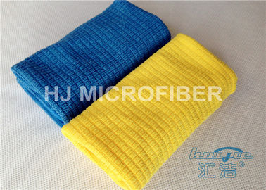 Remolino micro libre del trapo de limpieza del rasguño amarillo libre/que seca las toallas de la microfibra