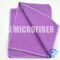 El hogar púrpura instalado tubos cuadrado de la microfibra los 40*40cm hizo punto la toalla grande de la perla