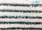 La tela coralina del paño grueso y suave de la tela de la microfibra con el repuesto duro gris de la tela del alambre para las fregonas modificó densidad para requisitos particulares