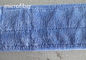 Cabeza azul coralina de la fregona de polvo del cojín de la fregona del piso del secar en superficie plana del paño grueso y suave el 13*45cm de la microfibra