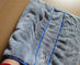 Microfibra toalla coralina de los deportes del paño grueso y suave del perro casero gris del bolsillo del doblez 800gsm de 50 * de los 90cm