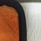 Trapo de limpieza coralino colorido anaranjado del coche del ante del paño grueso y suave 200gsm los 30*30cm 400gsm