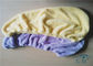 Toallas de la microfibra del poliéster de la púrpura el 80% para el pelo, turbante del abrigo del pelo