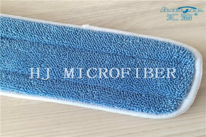 Cojines torcidos cojines mojados laterales aflautados azules del reemplazo de la fregona de las cabezas de la fregona de la pila de la fregona de la microfibra del color