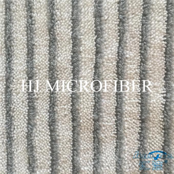 Pila de la torsión de la tela de la microfibra y paño duro del repuesto de la limpieza del piso del paño de Byed de la yarda de la tela de seda