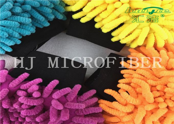 Tela de felpilla grande de la microfibra útil colorida usada en el mitón de Mat Or Car Cleaning Wash del baño