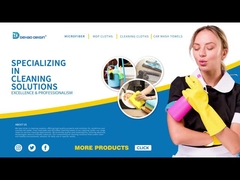 Almohadillas de trapeador húmedo de microfibra para paredes Tamaño personalizado