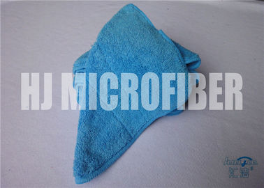 Sola microfibra azul compuesta Rags/paños ultra gruesos del plato de la microfibra del paño grueso y suave de la felpa los 25X25cm