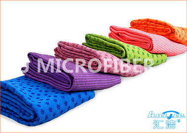 Toalla antideslizante de la yoga del PVC Skidless del cuadrado/del absorbente toalla estupenda de la yoga de la resbalón no