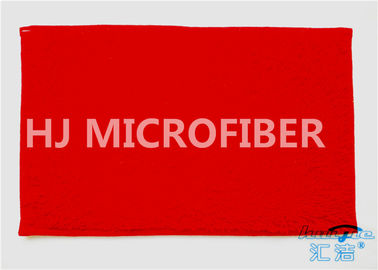 Estera respetuosa del medio ambiente mullida roja de la microfibra altamente absorbente con espuma interior