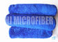 Poliamida estupenda del poliéster el 20% del absorbente el 80% del color de la microfibra del coche del super suave azul del trapo de limpieza