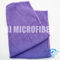 La púrpura instaló tubos las 80% toallas de limpieza hecha punto trama de la cocina del poliéster del control y de la poliamida del 20%