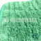 Tela coralina del paño grueso y suave de la microfibra del color verde con las fregonas planas del repuesto del alambre duro de nylon verde para la limpieza casera