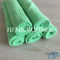La trama del color verde hizo punto la toalla formada pequeña rejilla del trapo de limpieza de la poliamida del poliéster el 20% del 80%