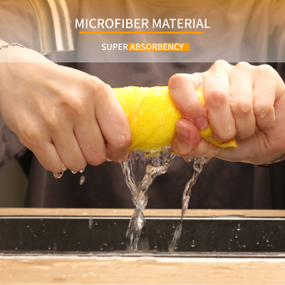 Absorbente estupendo suave de las toallas de plato de la microfibra y trapos de limpieza sin pelusa de la cocina