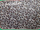 Resbalón anti del nuevo del diseño del estampado leopardo del piso de la estera del hogar rectángulo de la decoración