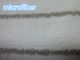 Tela coralina del cojín de la fregona de la tela 580gsm de la microfibra del paño grueso y suave del blanco que teje gris