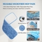 Almohadillas de trapeador de polvo de microfibra Almohadillas de trapeador húmedo de microfibra torcida de alta absorbencia para limpiar pisos