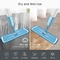 Almohadillas de trapeador de polvo de microfibra Almohadillas de trapeador húmedo de microfibra torcida de alta absorbencia para limpiar pisos