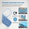 Cabezales de trapeador húmedo de microfibra profesional Lavable a máquina Almohadillas de trapeador de microfibra reutilizables de larga duración