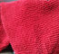 Anchura grande roja de la felpilla el 150cm de la microfibra 1200gsm usada como guantes de las esteras