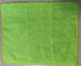 Ponga verde la fregona de polvo torcida de la microfibra de la tela de Terry de la recombinación los 25*35cm 480gsm