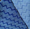 La fregona azul de la deformación 80/20 de la forma del zigzag W de la microfibra torció la anchura 550gsm de la tela el 150cm