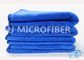 Trapo de limpieza profesional del coche de la ventana del azul real/toalla de sequía de la microfibra para los coches