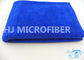 La microfibra Deformación-Hizo punto el trapo de limpieza del coche rojo/azul, toallas de la microfibra del túnel de lavado