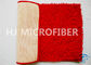 Estera de la cabecera del super suave del OEM/estera de baño absorbente estupenda en el rojo 14&quot; x 20&quot;