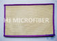 Estera púrpura antideslizante para el uso en el hogar, estera de la microfibra de baño de la microfibra
