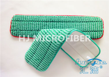Forro respetuoso del medio ambiente de la fregona de polvo de la microfibra con el velcro, fregonas del plumero del piso